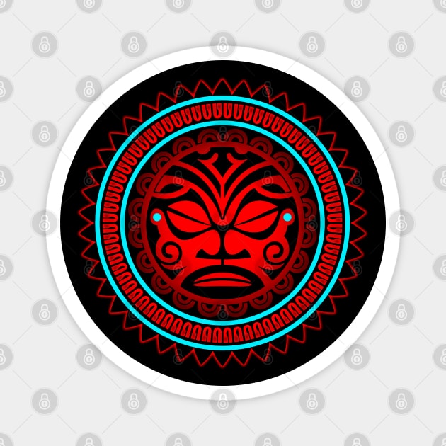 POLYNESIAN MASK 4B Magnet by GardenOfNightmares